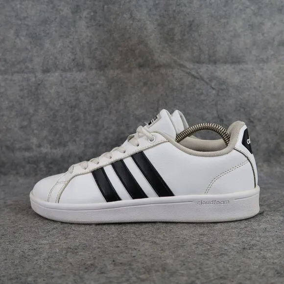 Adidas Shoes Womens 8.5 Sneakers Neo Cloudfoam Advantage Casual Lifestyle White