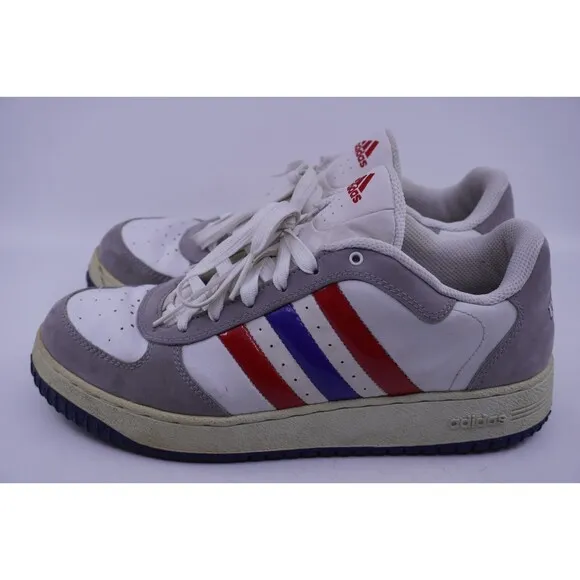 Adidas Striped Originals SS NBA Sneakers Men Size 10 Rare Detroit Pistons