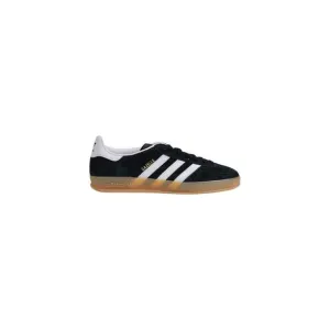 Adidas Suede Lace-Up Rubber Sole Sneakers Men Black