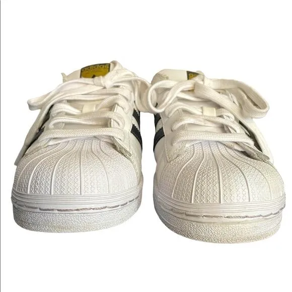 Adidas Superstar White Sneakers size mens 6