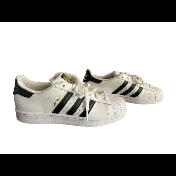 Adidas Superstar White Sneakers size mens 6