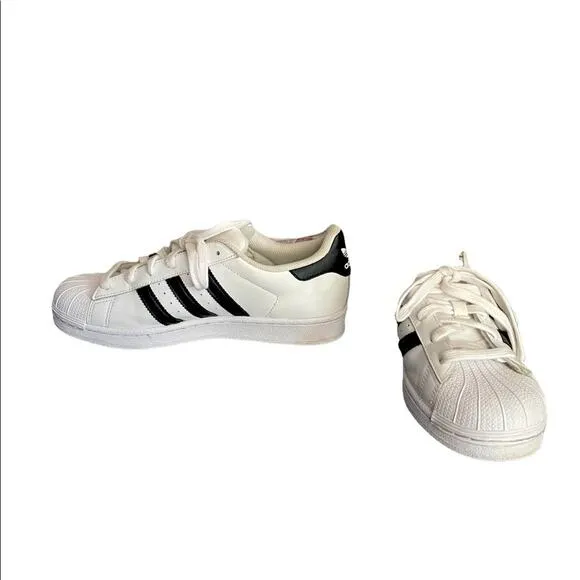 Adidas Superstar White Sneakers size mens 6