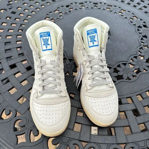 Adidas Top Ten RB High Off White Sesame Men's Athletic shoes HP9095