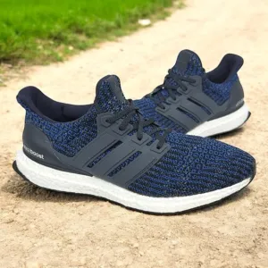 Adidas Ultra Boost 4.0 DNA Shoes Blue #CP9250 PrimeKnit  Running Shoes Size 9.5