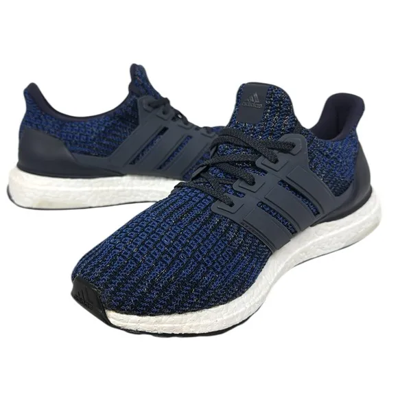 Adidas Ultra Boost 4.0 DNA Shoes Blue #CP9250 PrimeKnit  Running Shoes Size 9.5