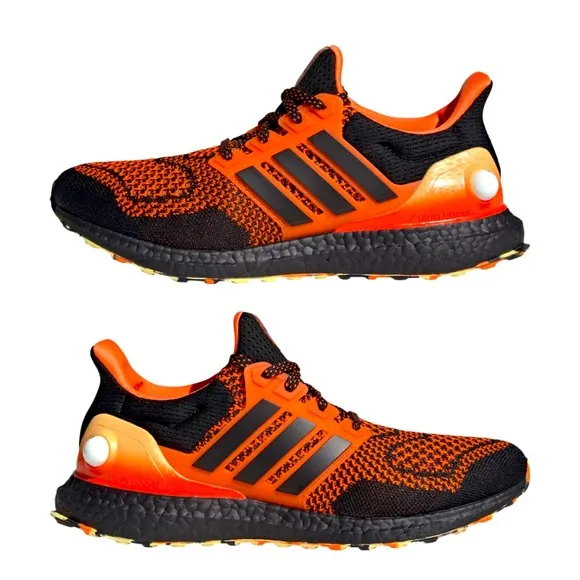 Adidas ULTRABOOST 1.0 FORTNITE SHOES Black and Orange Running Shoes
