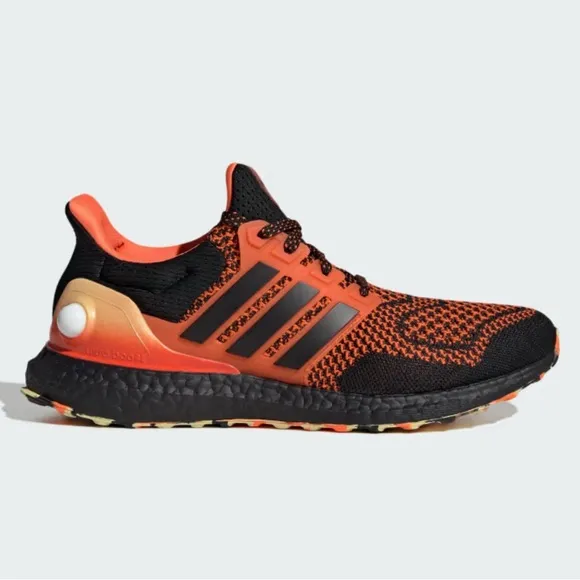 Adidas ULTRABOOST 1.0 FORTNITE SHOES Black and Orange Running Shoes