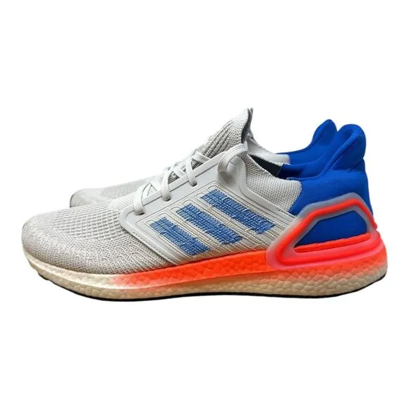 Adidas Ultraboost‎ 20 Men's Running Shoes Size 13 White Primeknit Lightweight