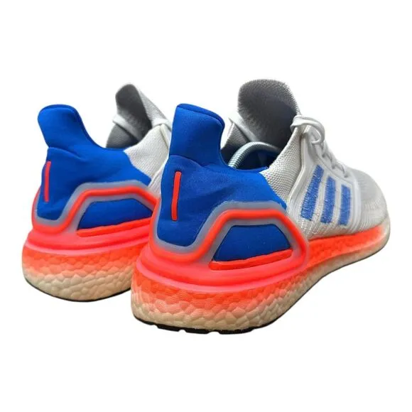 Adidas Ultraboost‎ 20 Men's Running Shoes Size 13 White Primeknit Lightweight