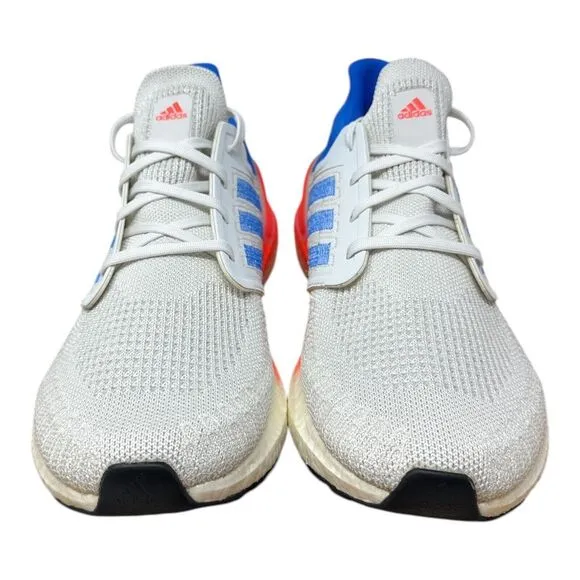 Adidas Ultraboost‎ 20 Men's Running Shoes Size 13 White Primeknit Lightweight