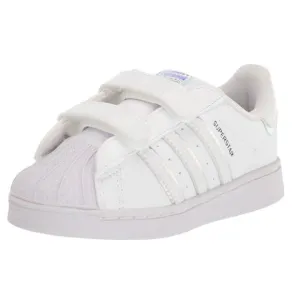ADIDAS | Unisex Baby Superstar Sneaker White Black Iridescent Unicorn | Kids 7