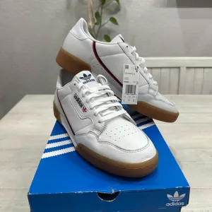 Adidas White and Red Sneakers