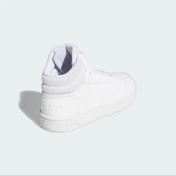 adidas Women 8 White Hoops 3.0 Mid Classic Shoes Tennis Shoes Sneakers Run SR6