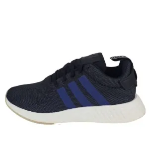Adidas Women's NMD R2 Sports Sneakers Athletic Shoes Black Blue SZ 10