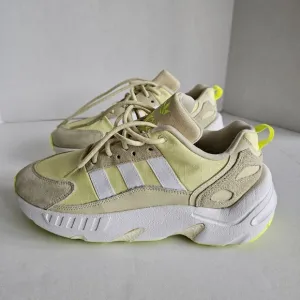 Adidas ZX22 Boost Nude &amp; Butter Yellow Womens Size 8 Sneakers Athleisure Sporty