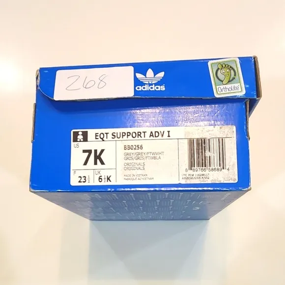 ADIDAS|EQT Support ADV I|Grey/White|Sz US 7K|Brand New Original Box|