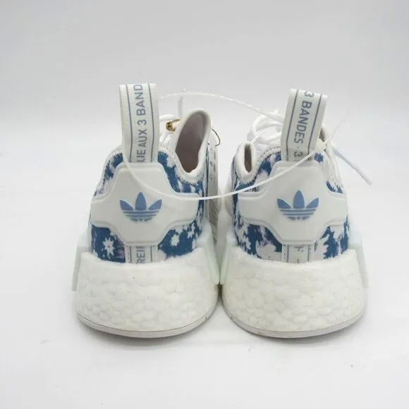 ADIDAS NMD_R1 WOMEN'S SNEAKERS IN WHITE/BLUE