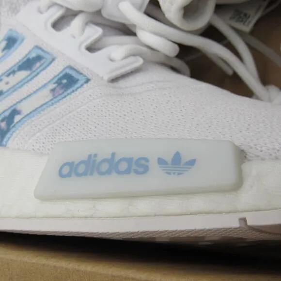 ADIDAS NMD_R1 WOMEN'S SNEAKERS IN WHITE/BLUE