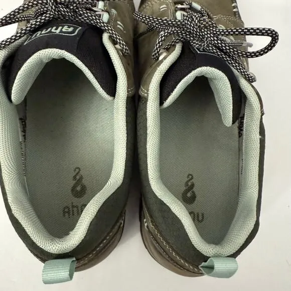Ahnu Montara II Shoes Women's 11 Vibram Waterproof Hiking Leather Low Top