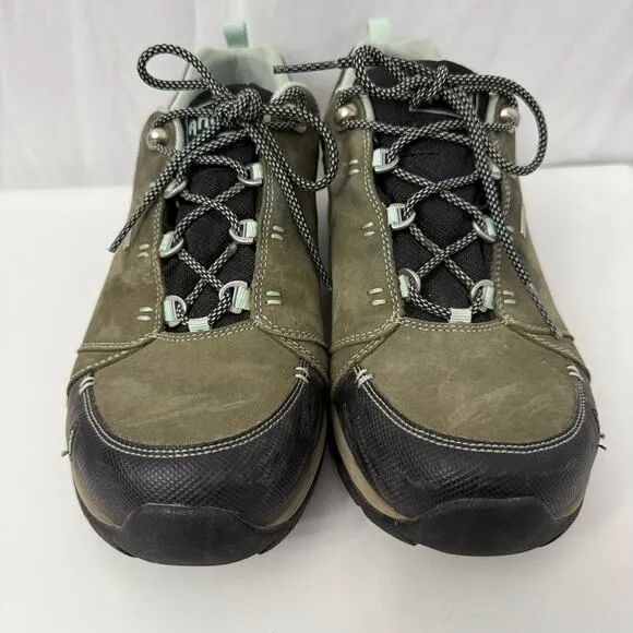 Ahnu Montara II Shoes Women's 11 Vibram Waterproof Hiking Leather Low Top