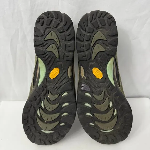 Ahnu Montara II Shoes Women's 11 Vibram Waterproof Hiking Leather Low Top