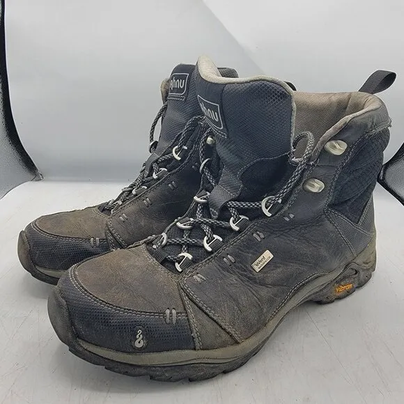 Ahnu Montara Womens 8 Brown Waterproof Hiking Boots Vibram Soles Hiking Camping