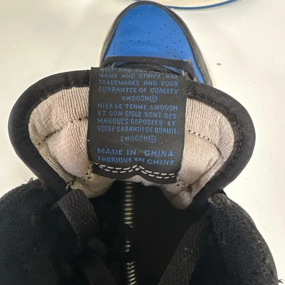 Air Jordan 1 ‘Royal” 2017 Size 9.5