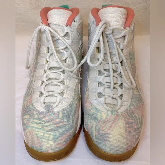AIR Jordan 10 Retro “Super Bowl LIV” Size 10 men’s Miami multicolored palm trees
