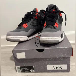Air Jordan ‘4 Retro Infraded Men 9.5