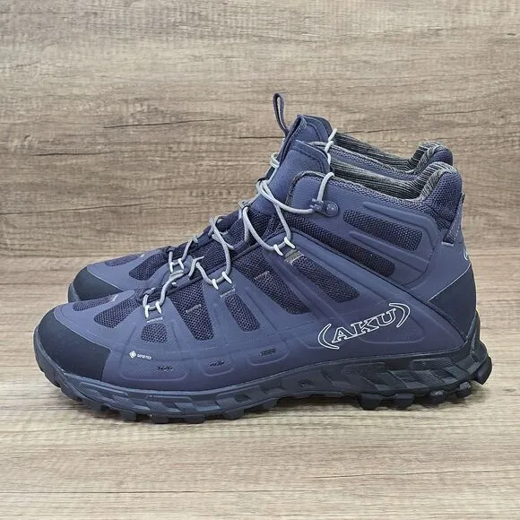 Aku Selvatica MID GTX Men's Size 11.5 Blue Waterproof Hiking Boots (672)
