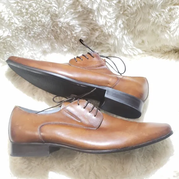 ALDO Cognac Derby Shoes Size 9.5
