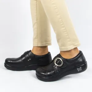 Alegria Khloe Black Nappa Professional Shoes 39