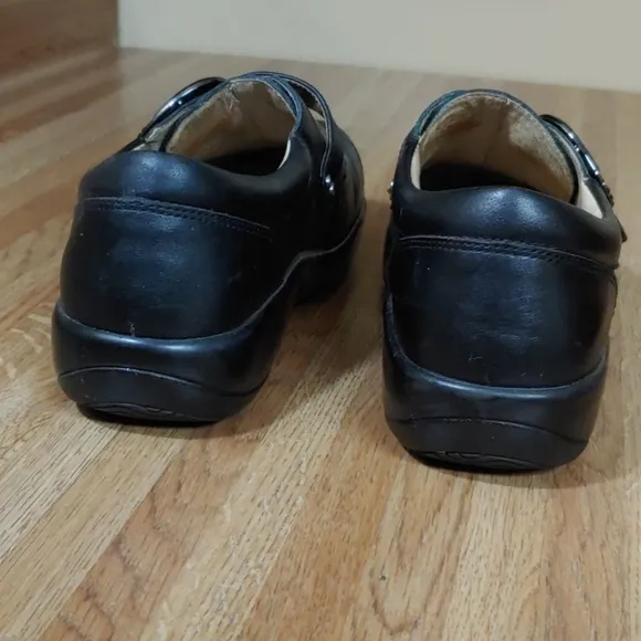 Alegria Khloe Black Nappa Professional Shoes 39