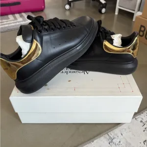 Alexander McQueen Black Gold Men’s Oversized Sneakers
