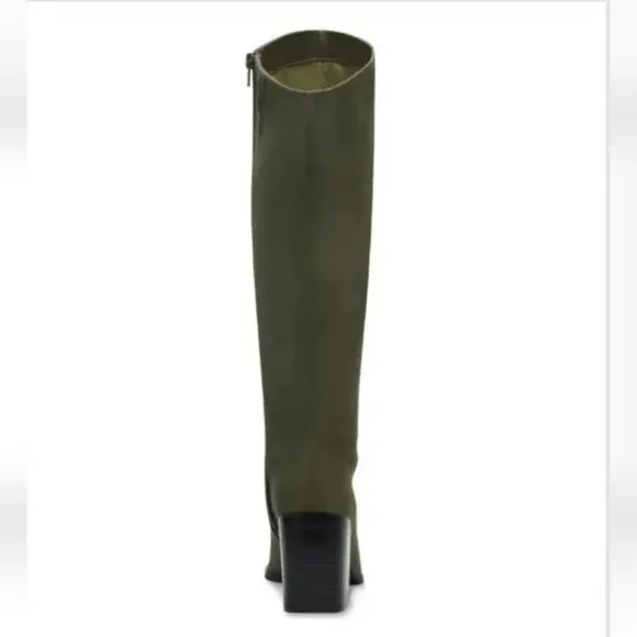 Alfani Womens Wylde Faux Suede Block Heel Knee-High Boots Size 9M