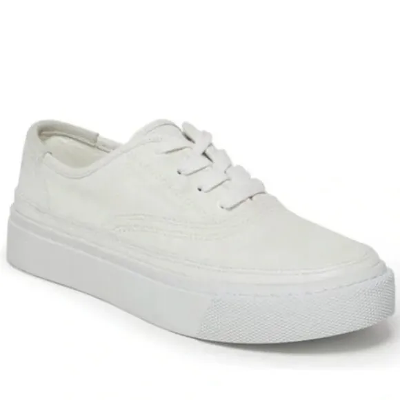 All Saints Bella Suede White Minimalist Sneakers Women's Size 7 $195