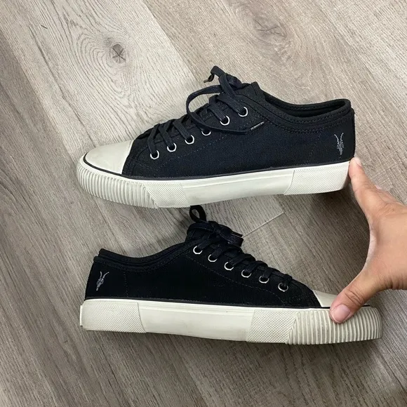 All Saints Canvas Lace Up Sneakers Sz 41
