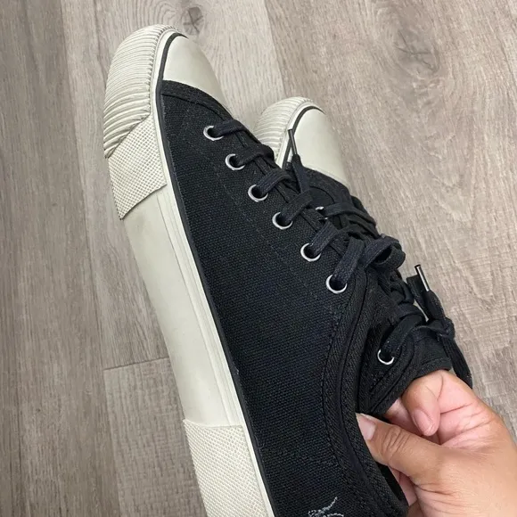 All Saints Canvas Lace Up Sneakers Sz 41