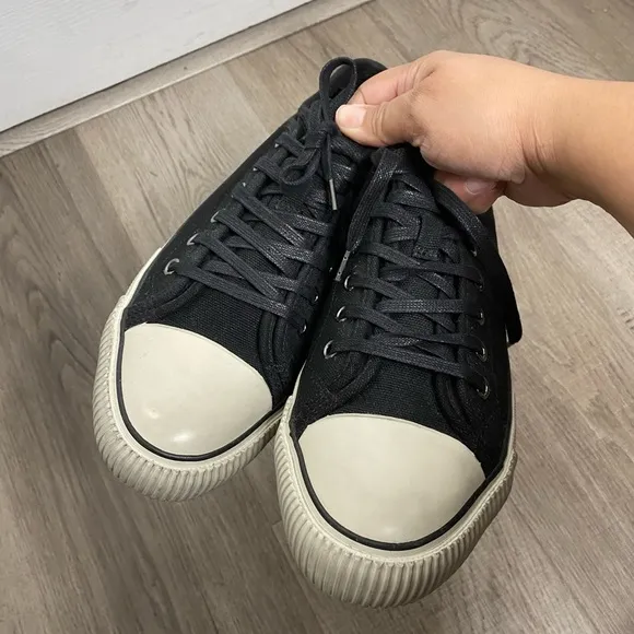 All Saints Canvas Lace Up Sneakers Sz 41