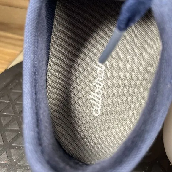 Allbirds Canvas Pacers 2 Womens Size 9 Navy Blue Lace Up Casual Sneakers