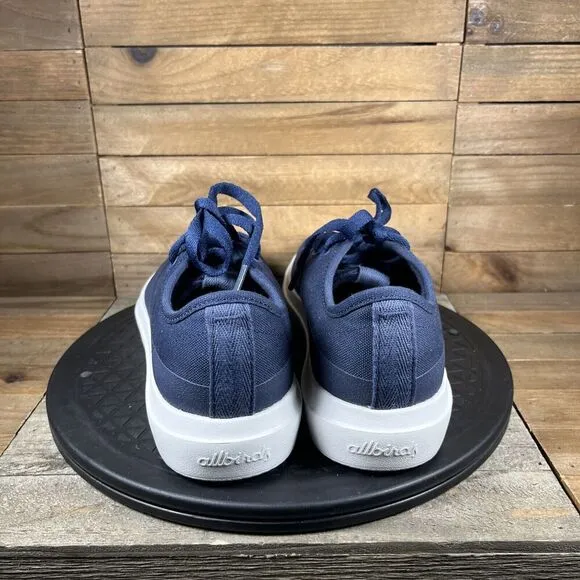 Allbirds Canvas Pacers 2 Womens Size 9 Navy Blue Lace Up Casual Sneakers