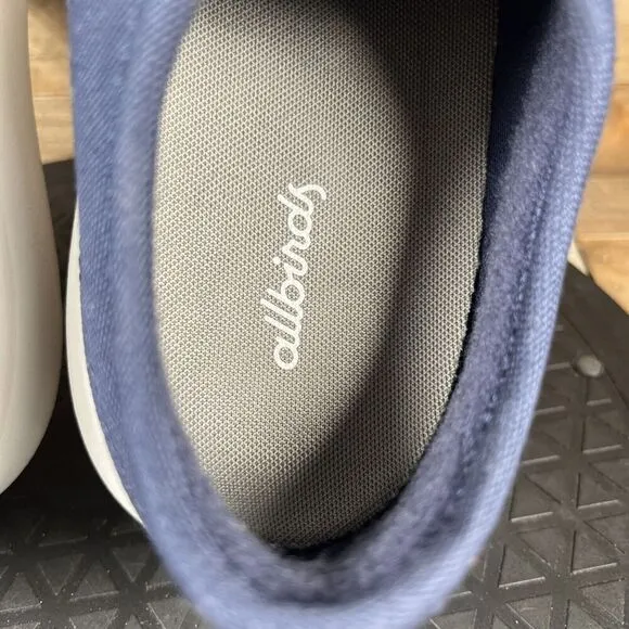 Allbirds Canvas Pacers 2 Womens Size 9 Navy Blue Lace Up Casual Sneakers
