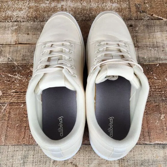 Allbirds CP Canvas Pacers Men Size 9 Ivory Casual Comfort Classics Sneakers