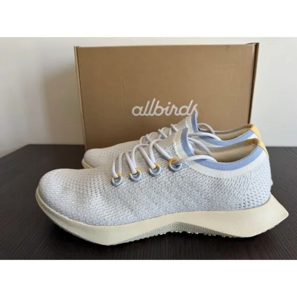 Allbirds Men’s Tree Dasher 2 Size 8 Blizzard (Beige Hush) Sneakers Shoes NIB