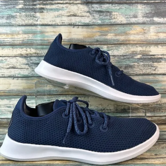 Allbirds OTR Tree Runners Sneakers Mens Size 8 Blue Everyday Walking Shoes
