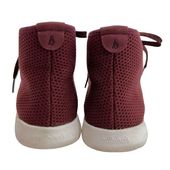 Allbirds Tree Toppers High Top Sneakers Kauri Zin White Sole