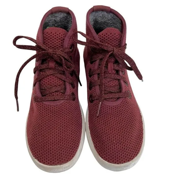 Allbirds Tree Toppers High Top Sneakers Kauri Zin White Sole