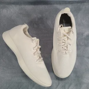Allbirds Women's Wool Runner Natural White Sneakers Women's Size 10