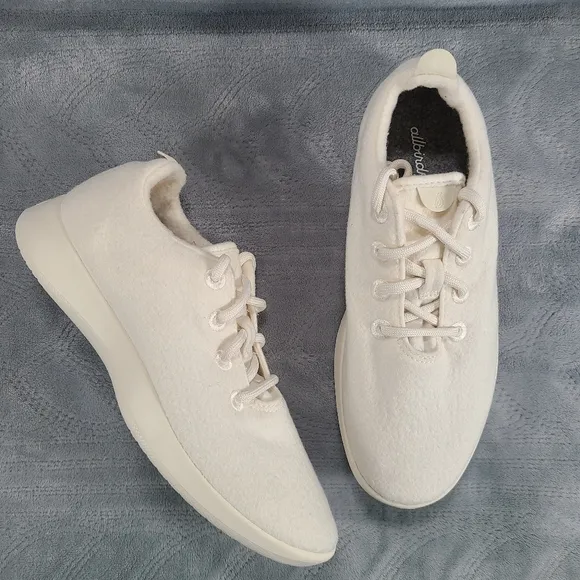 Allbirds Women's Wool Runner Natural White Sneakers Women's Size 10