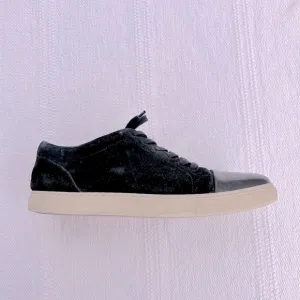 Allen Edmonds Black Lace Suede Sneakers Size 8.5 Casual